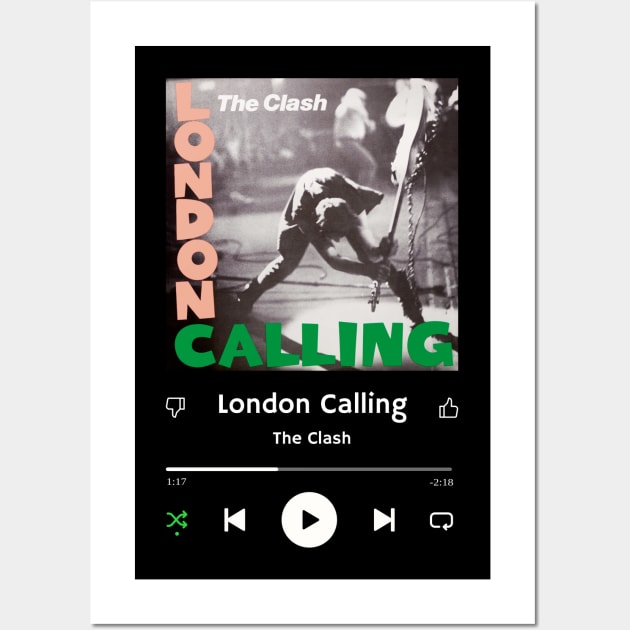 Stereo Music Player - London Calling Wall Art by Stereo Music